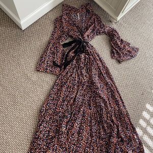 Free People maxi multicolor dress
